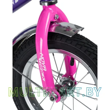 Детский велосипед Novatrack Vector 123VECTOR.LC20 (фиолетовый/розовый, 2020) картинка 3